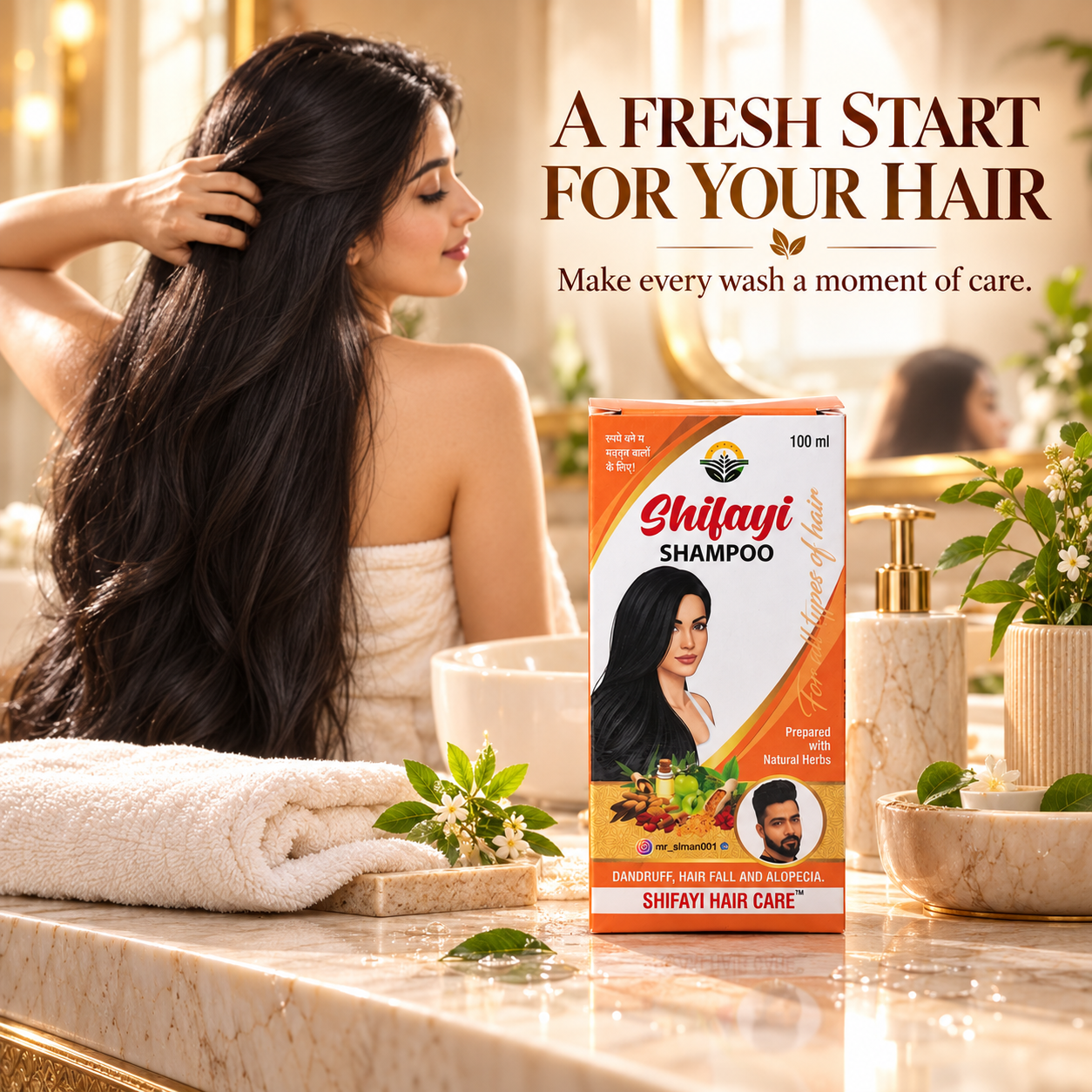 Shifayi Shampoo ANTI DANDRUFF + HAIRFALL Control