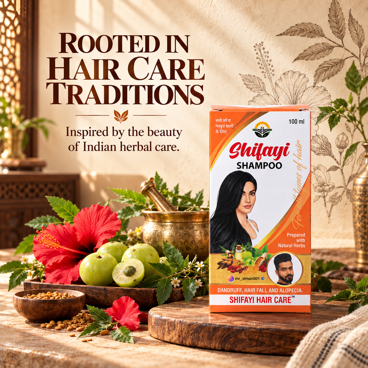 Shifayi Shampoo ANTI DANDRUFF + HAIRFALL Control