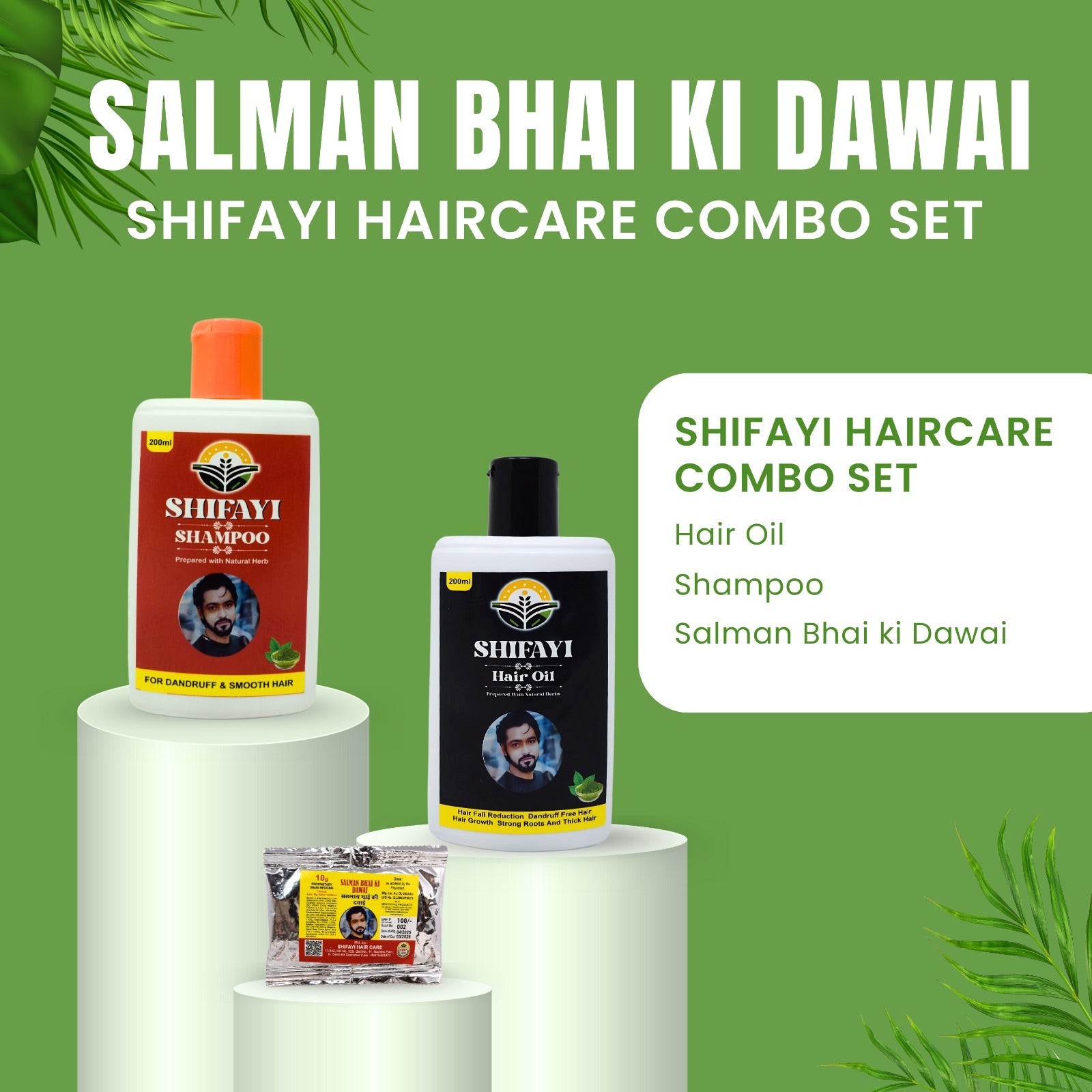 Combo pack of 3 Herbal Hair Care
